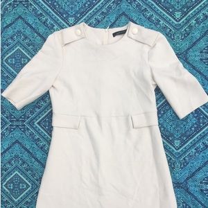 Zara cream dress (great for the office!), worn 2ce